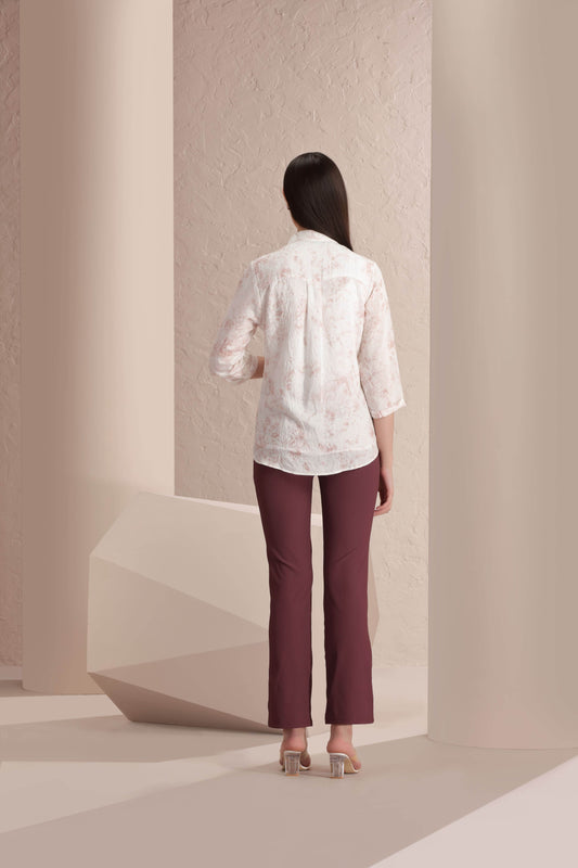 Blush Bow Top - BohoMira