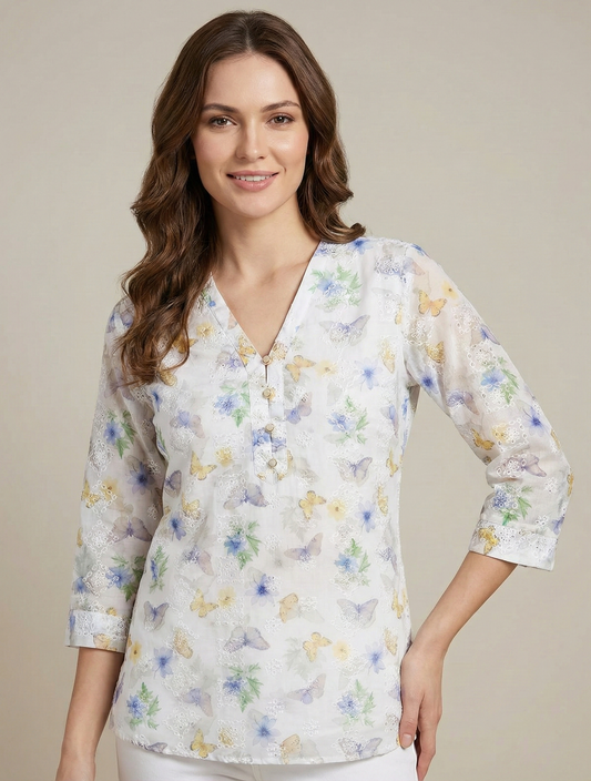 Serene Garden Top