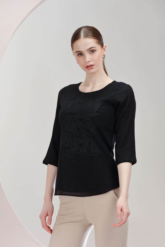 Serene Stitch Top