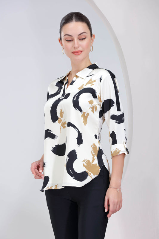 Abstract Aura Top - BohoMira