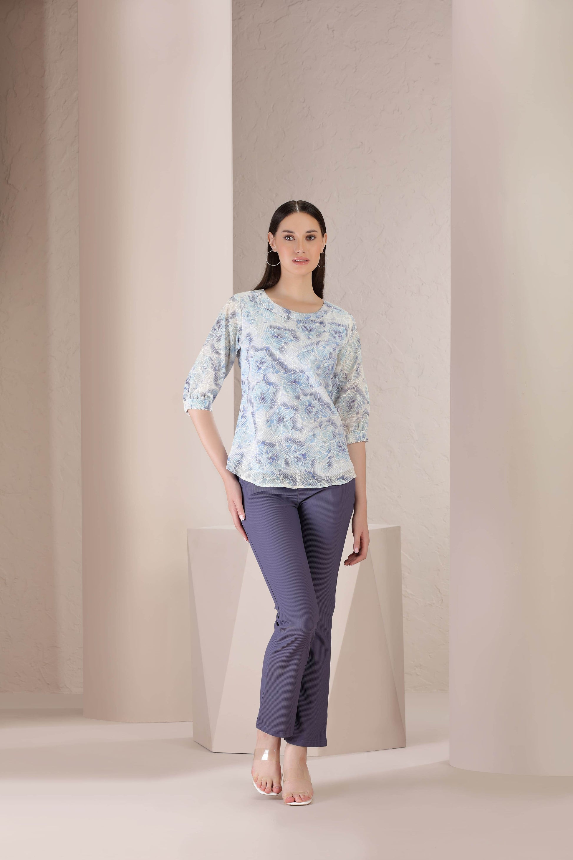 Frost Bloom Top - BohoMira