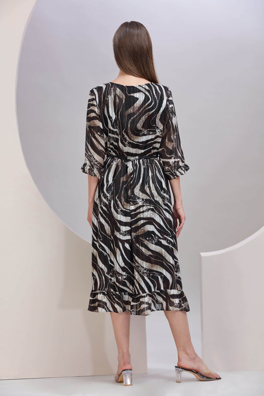 Noir Safari Dress - BohoMira