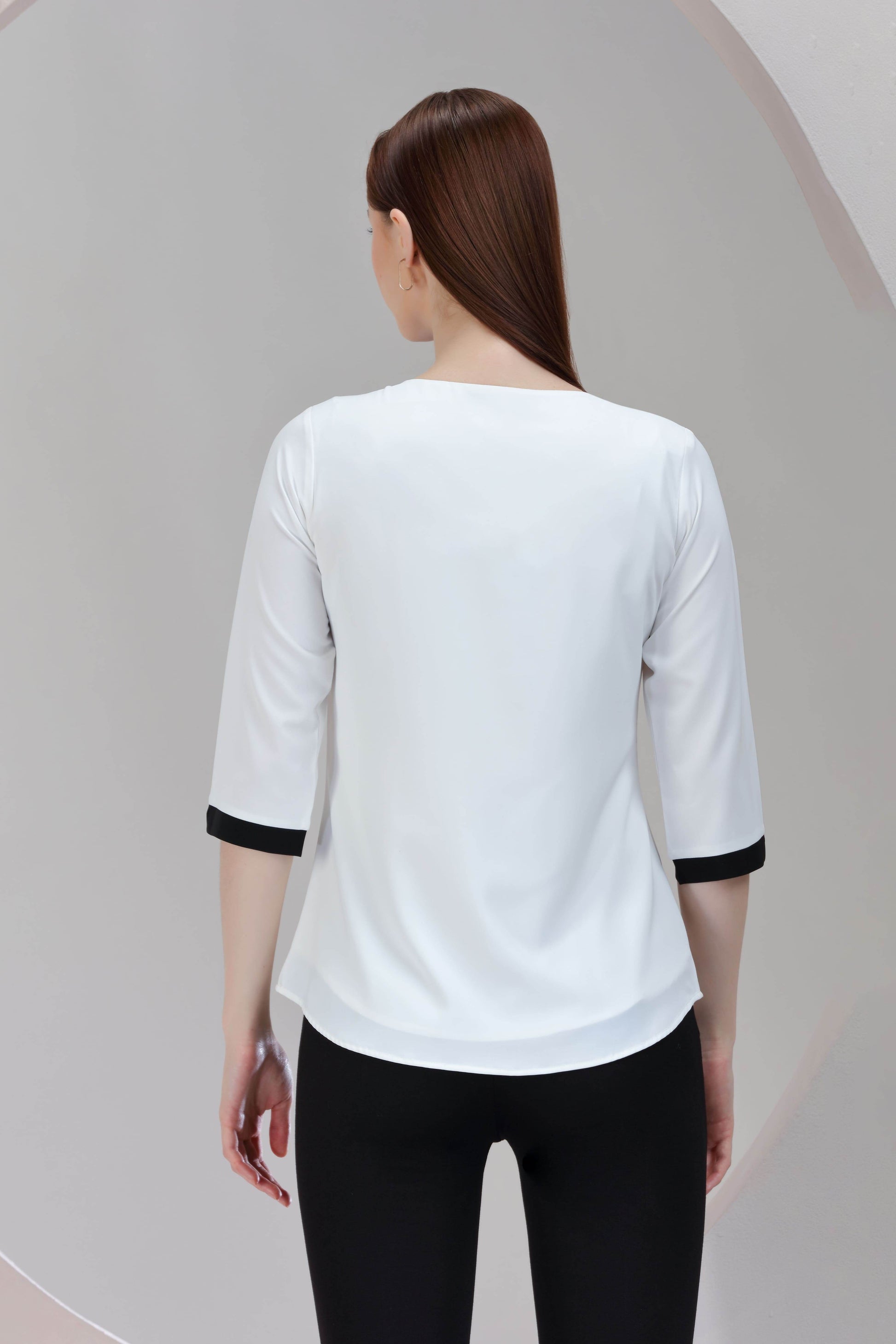 Monochrome Majesty Top - BohoMira
