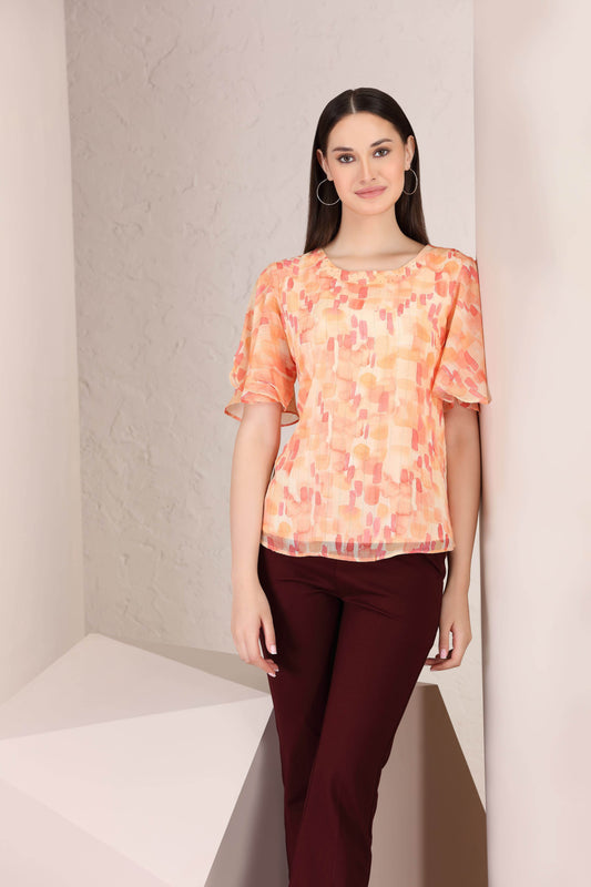 Peach Radiance Top - BohoMira