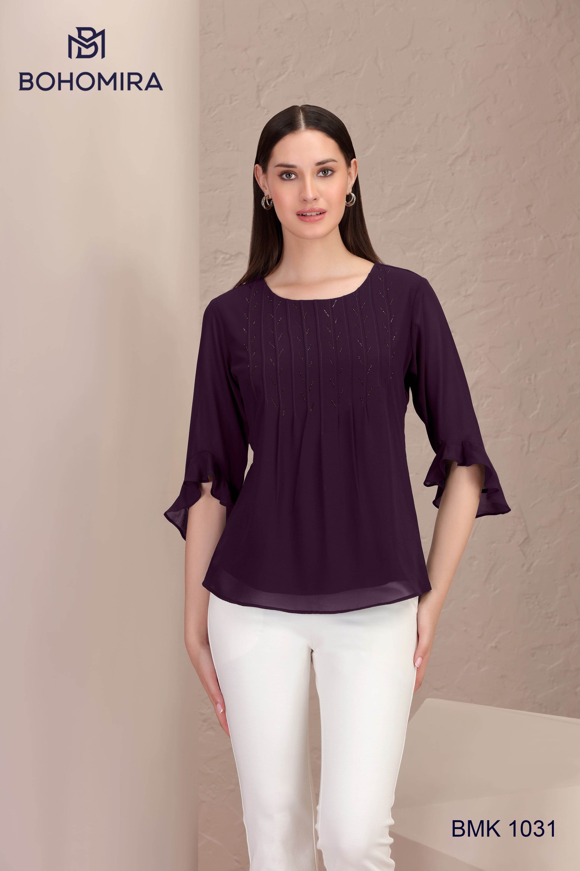 Navy Grace Top - BohoMira