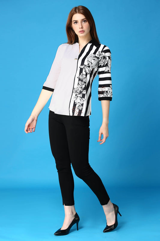 Monochrome Muse Top - BohoMira