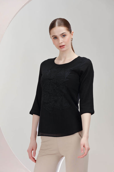 Serene Stitch Top