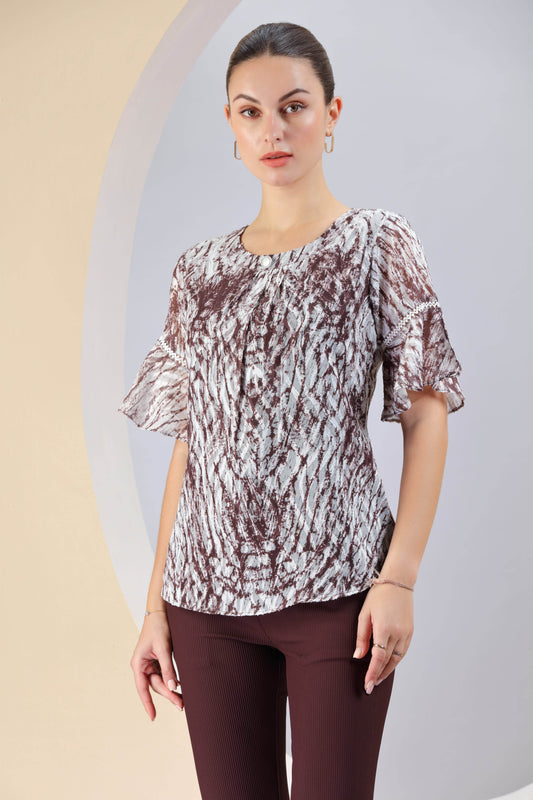 Mocha Mist Top - BohoMira