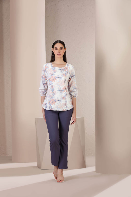 Pastel Meadow Top - BohoMira