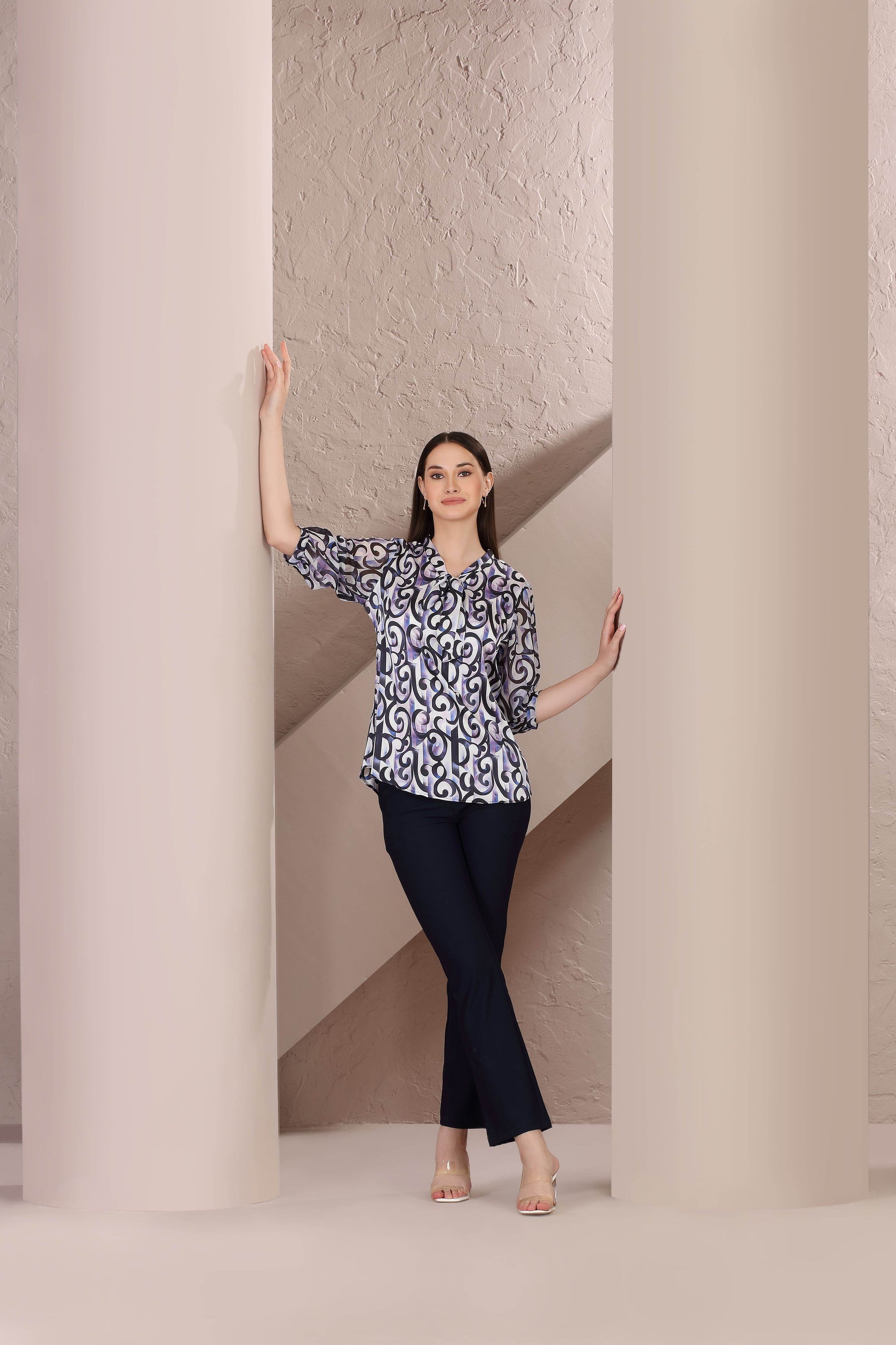 Midnight Swirl Top - BohoMira