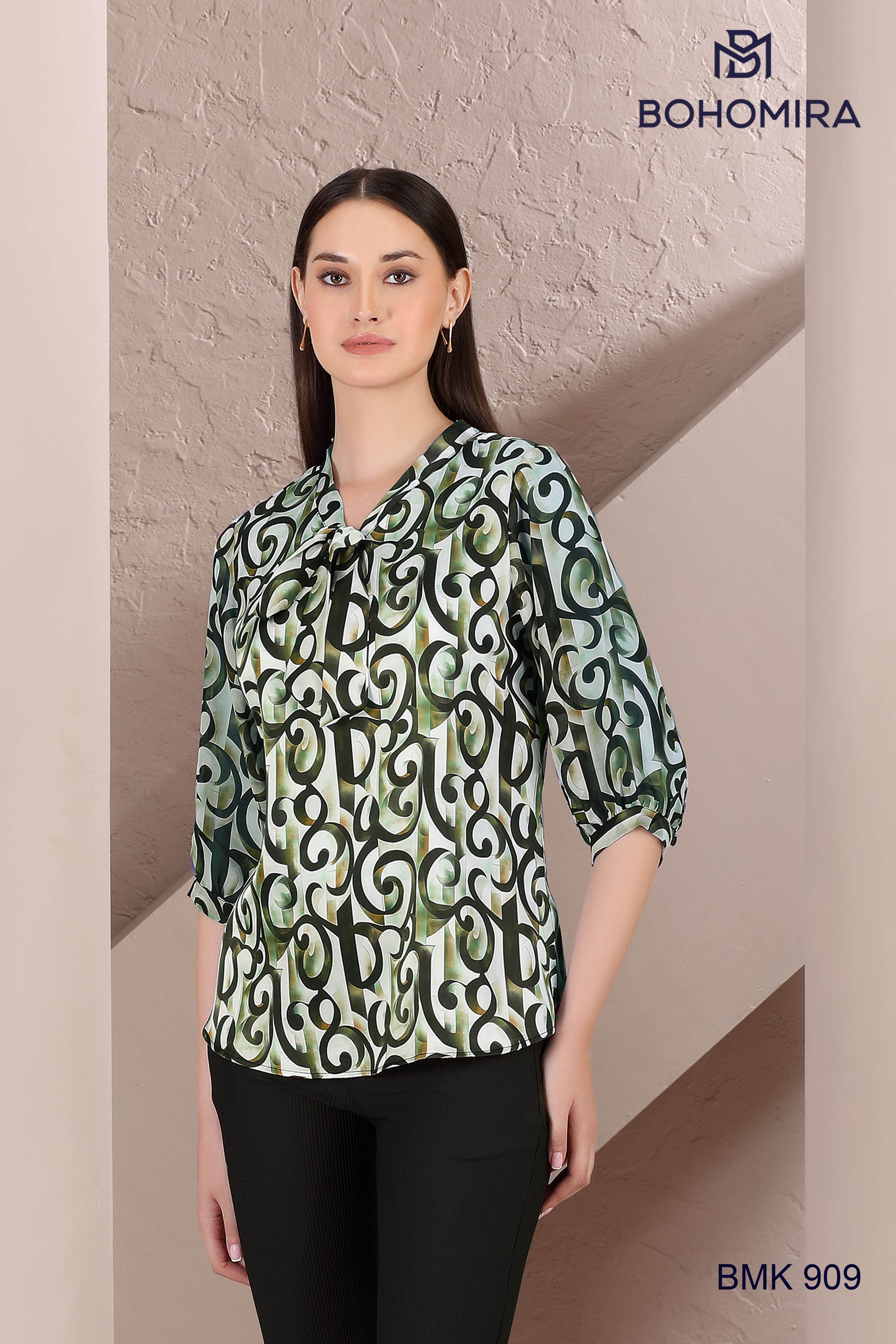Midnight Swirl Top - BohoMira