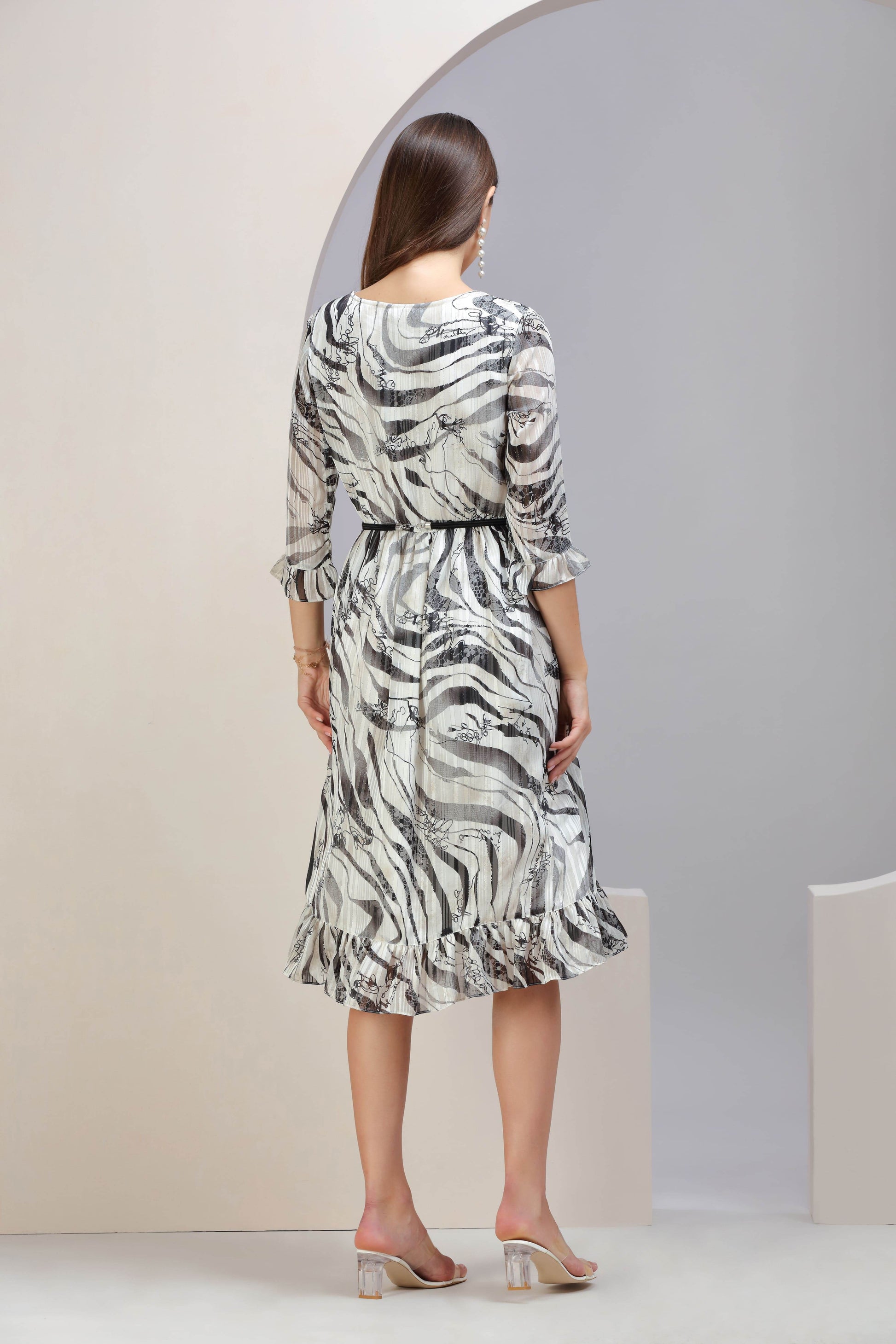 Noir Safari Dress - BohoMira