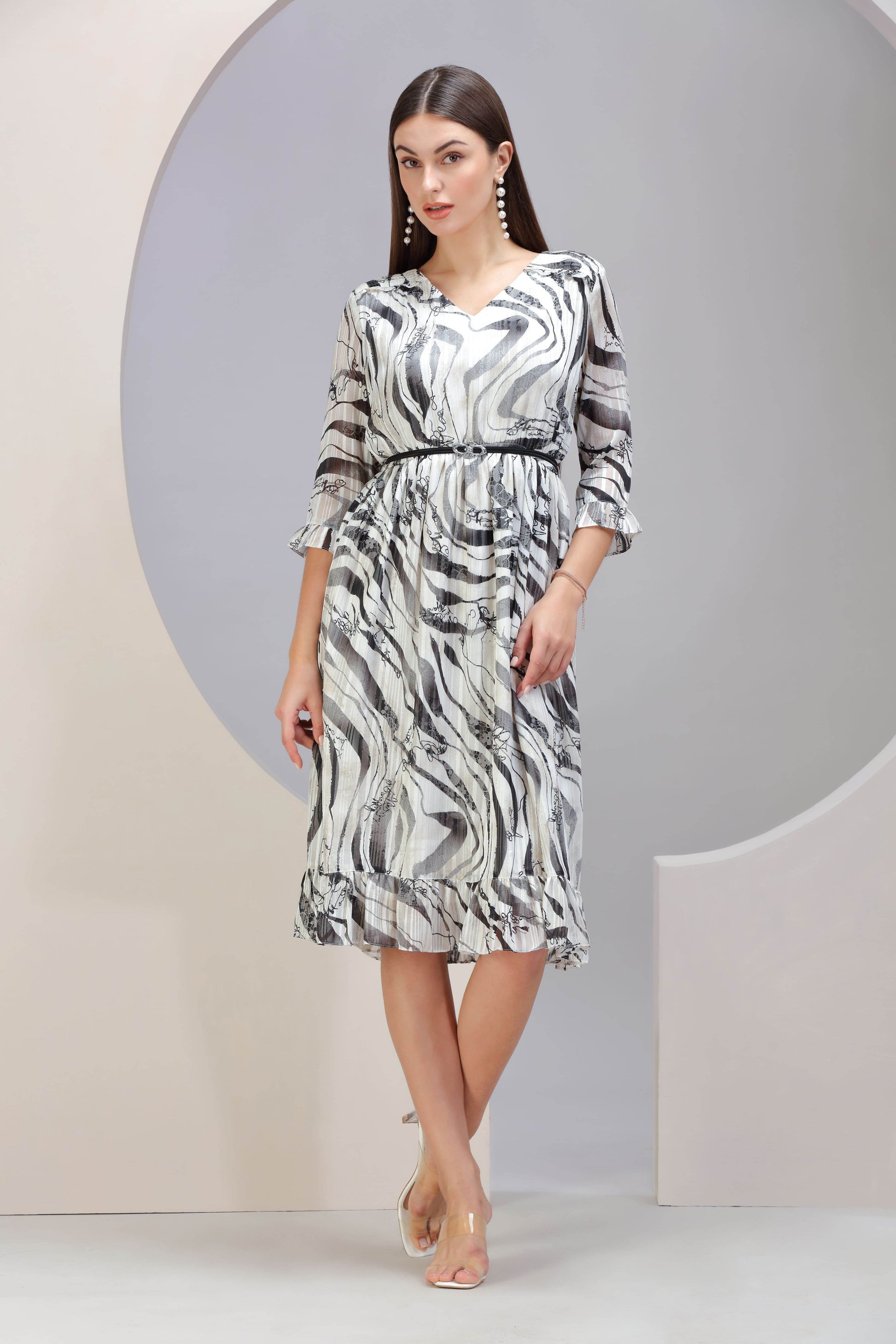 Noir Safari Dress - BohoMira