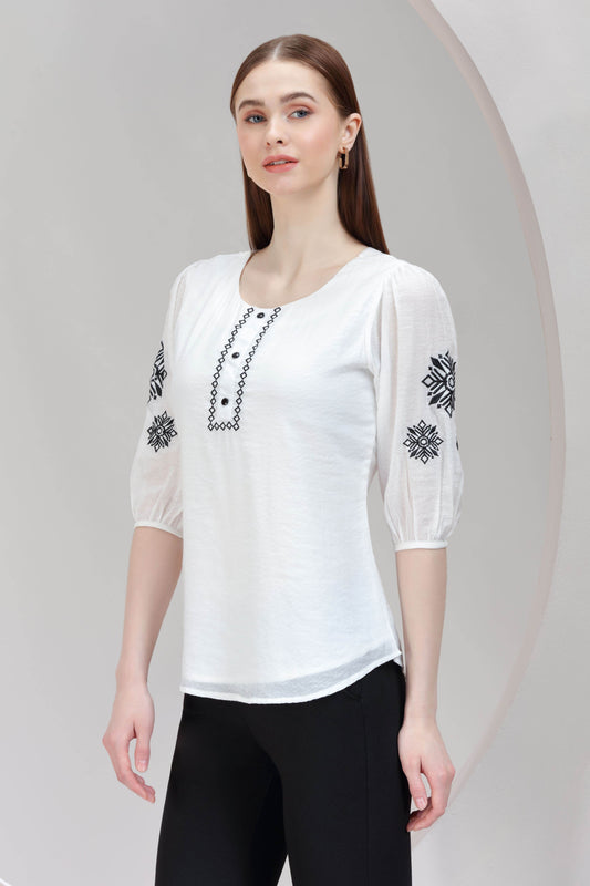 Moonlit Stitch Top - BohoMira