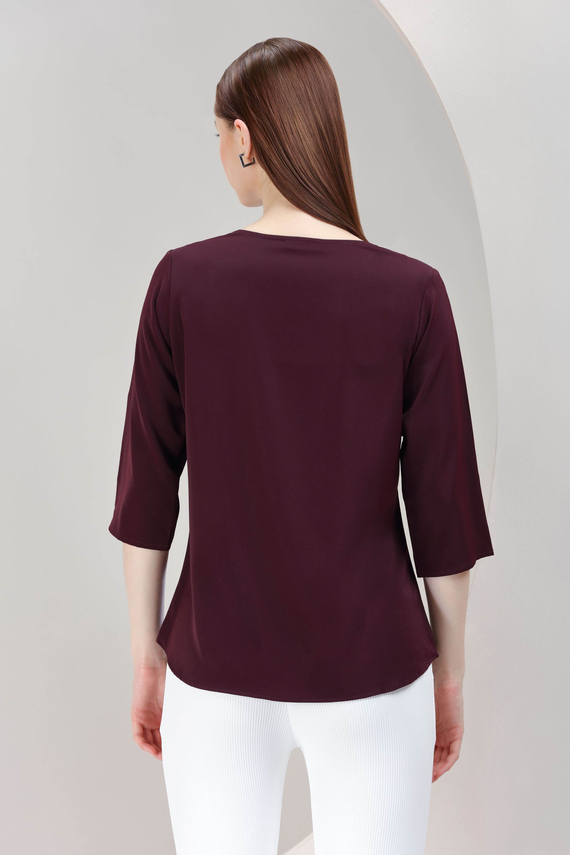 Crimson Beam Top - BohoMira