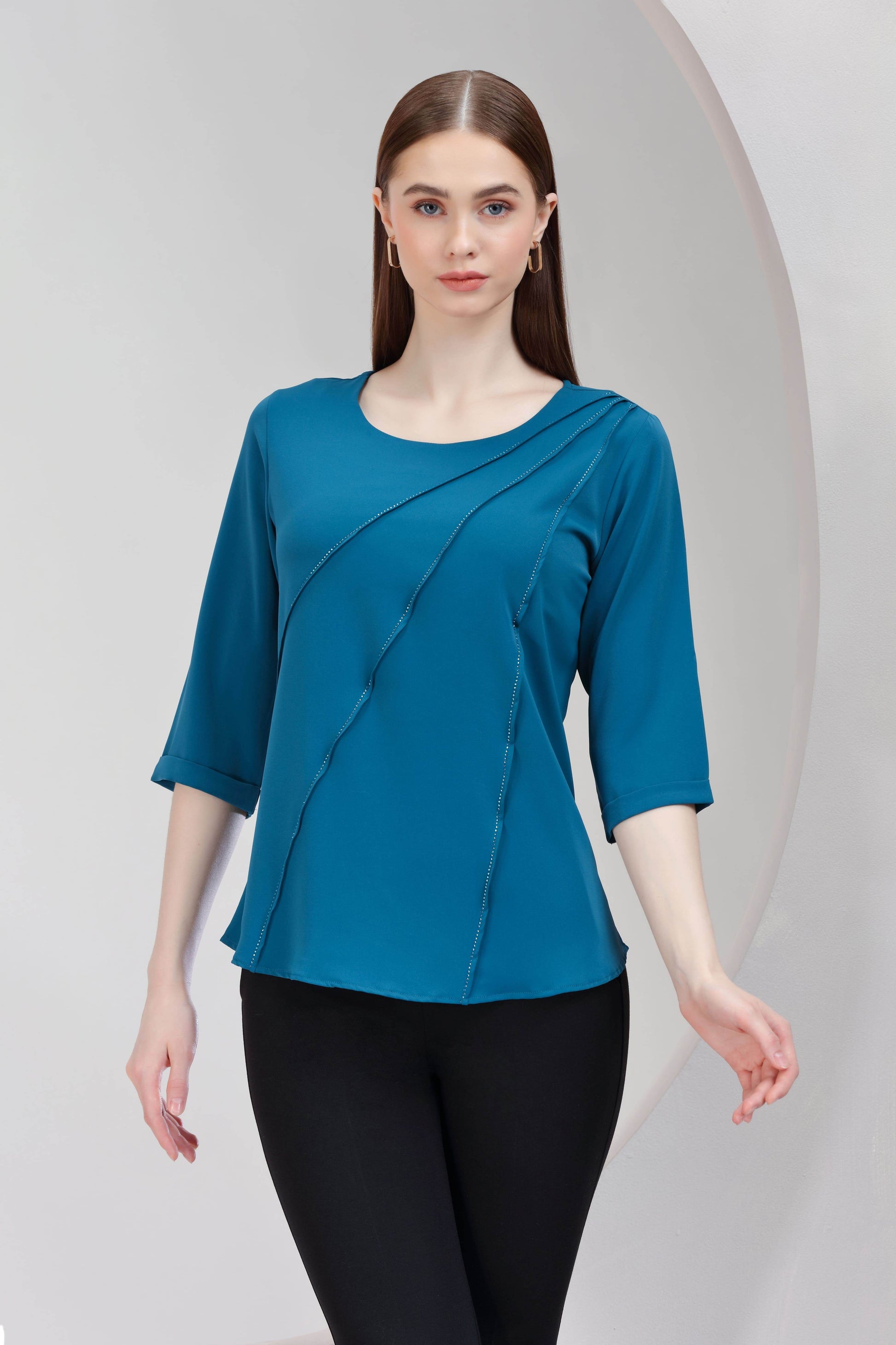 Crimson Beam Top - BohoMira