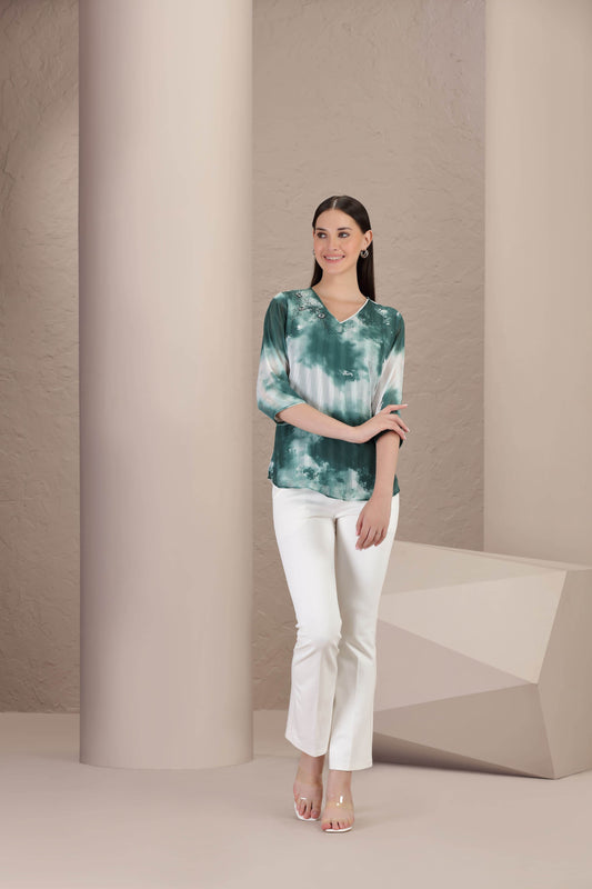 Emerald Mist Top - BohoMira